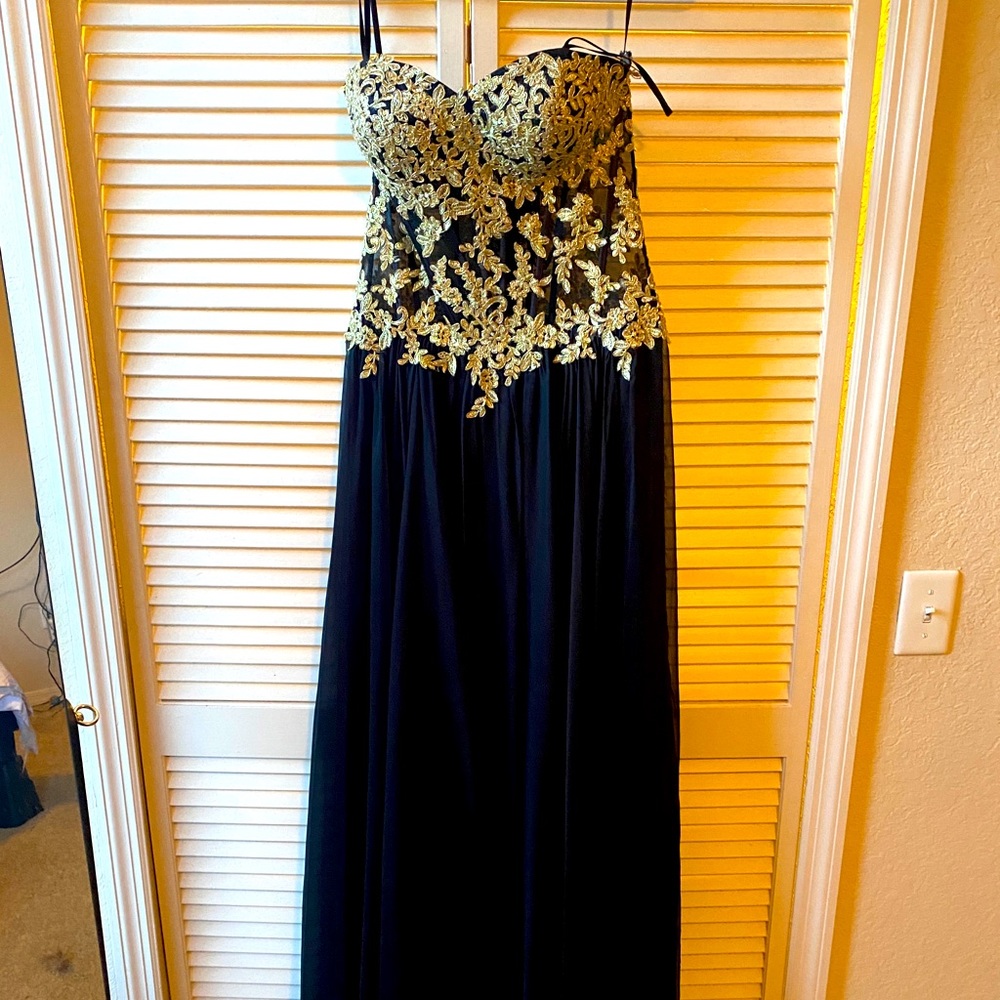 Black + Gold Evening Wear